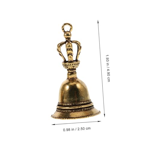 Meditation Healing Spiritual Bell 2Pcs Hand Hand held Bell Buddhist Charm