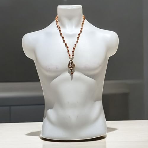 Rudraksha Mala shiv ji Mahakal Locket Rudraksha Mala Mahakal Locket Rudraksha Mala Shiva Rudraksha Mala Mahakal locket with chain - style: design 6