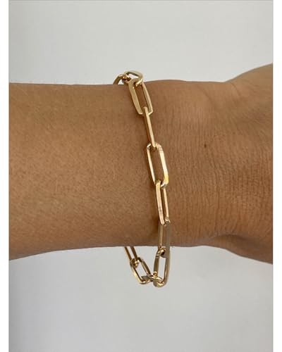 Chunky Love Bracelet for Women – Premium Waterproof, Tarnish-Free, Gold PVD Coated Jewelry – Hypoallergenic – Perfect for Beach, Weddings, Gifts – 7 Inch Length