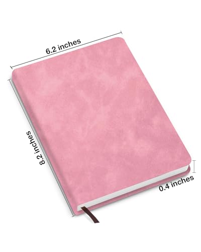 Journal Notebook for Women Men, College Ruled Notebook for Work School Writing Note Taking Journaling, 6 x 8.2 Inches -Pink