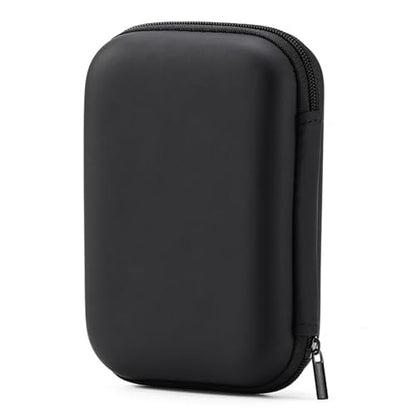Slimly Portable Organizers Bag 14x10x4cm Storage Box Holder with Shockproof Fabric Pouches Travel Friendly Portable Bag