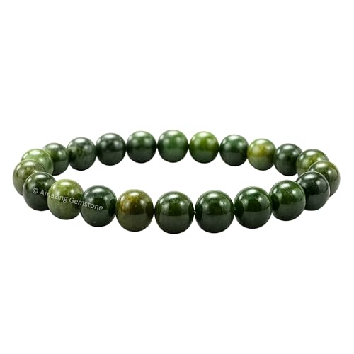 Amazing Gemstone Crystal Bracelet for Women Men's Gifts - Protection Healing Crystal Bracelet - 8mm Gemstone Beaded Stretchable Bracelet Pulseras Para Hombres Mujer Stocking Stuffers Mothers Day Gift (Chrome Diopside) - color: Chrome Diopside