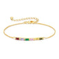 Personalized Birthstone Bracelet for Women – 925 Sterling Silver Adjustable Family Mothers Day Bracelet with Birthstones, Mothers Day, Christmas,Birthday Gift for Mom, Grandma, Wife, Bridesmaid - color: 6 Birthstones