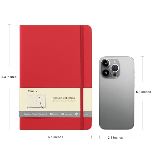 Comix Lined Journal Notebooks, Guided Daily Journal