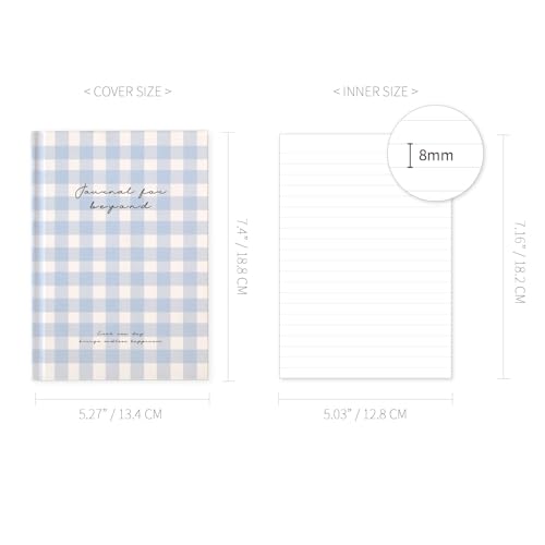 Journal For Beyond Hardcover Lined Notebook, Blue - Hardcover, Academic, Journal, Diary, 112pages
