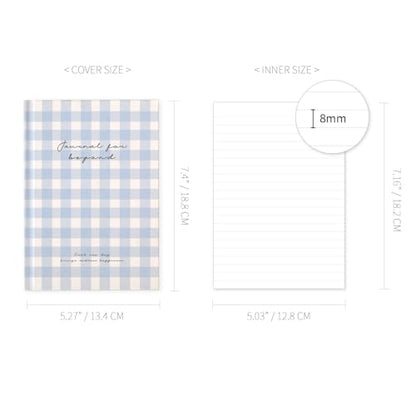 Journal For Beyond Hardcover Lined Notebook, Blue - Hardcover, Academic, Journal, Diary, 112pages