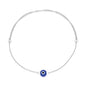 Evil Eye Bracelet Red String Kabbalah Protection Handmade Adjustable Bracelet For Women Men, ADULT Bracelets - color: Silver blue