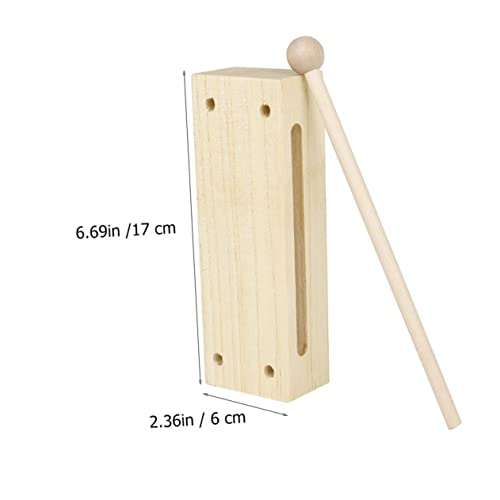 Vaguelly Traditional Music Rhythm Block Musical Toy Percussion Block Educational Boys and Girls Instrument Music Plaything for Boys and Girls