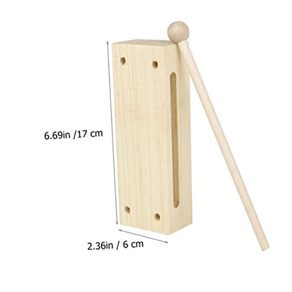 Vaguelly Traditional Music Rhythm Block Musical Toy Percussion Block Educational Boys and Girls Instrument Music Plaything for Boys and Girls