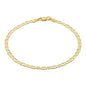 KISPER 18K Gold Plated 925 Sterling Silver Chain Bracelets for Women, Waterproof Tarnish Resistant, Curb/Rope/Figaro/Mariner Link Bracelet, 6.5, 7, 8, 9 Inch - size: 8 inches (Medium), style: Mariner