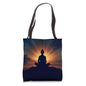 Yoga Night Sky Meditation Tote Bag