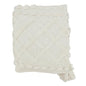 SARO LIFESTYLE Chic Tufted Throw with Tassels