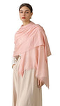 Jeelow Solid Color Scarf Wrap Shawl for Women Men – Soft Lightweight Head Scarf, All Season, Travel Beach Office Daily Wear - color: Peach