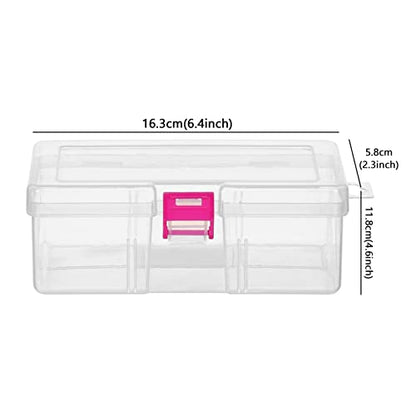 Storage Containers 1pc Transparent Component Screw Storage Box Jewelry Display Practical Tool Box Container Tool Box Screw Sewing Box Boxes