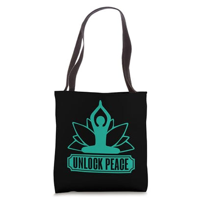 Unlock Peace Meditation Tote Bag