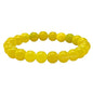 Amazing Gemstone Crystal Bracelet for Women Men's Gifts - Protection Healing Crystal Bracelet - 8mm Gemstone Beaded Stretchable Bracelet Pulseras Para Hombres Mujer Stocking Stuffers Mothers Day Gift (Lemon Jade) - color: Lemon Jade