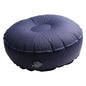 Inflatable Yoga Cushion, Portable Meditation Seat, 40D Nylon, Wear-Resisting, Quick Inflate Valve, 16x16x6 Inch, for Yoga, Fitness, Travel, Camping, (Dark blue) - color: Dark blue