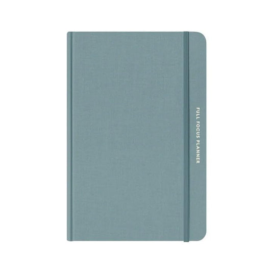 Full Focus Sea Blue Linen Planner by Michael Hyatt - The #1 Daily Planner to Set Annual Goals, Increase Focus, Eliminate Overwhelm, and Achieve Your Biggest Goals - Hardcover - color: Sea Blue