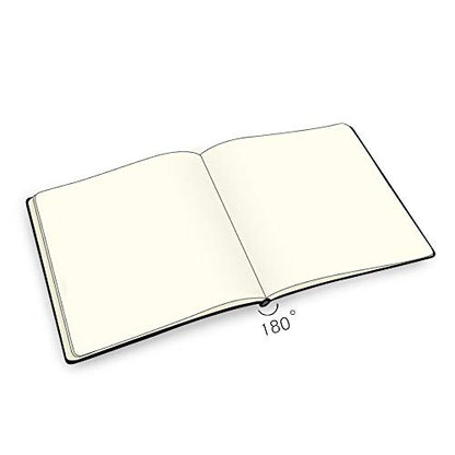 Mifuner Small Square 5x5 80gsm Mini Notebooks Blank Pages Sketchbooks Travel Journal Pocket Hardcover Paint Writing Notebook Blank Diary Memo Planner Sketchbook PU Leather Cover, Mermaid - color: A-PU-mermaid