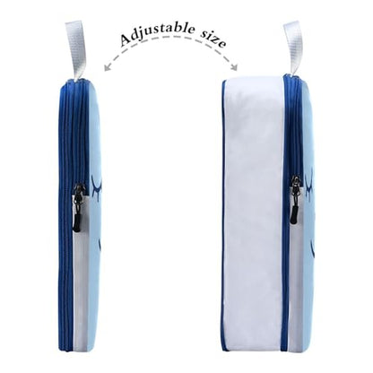 With Zipper 3pcs Travel Packing Storage Bags Polyester Bags for Closet, Peaceful Dove Look (1) (3 Set) - color: Peaceful Dove Look (1)
