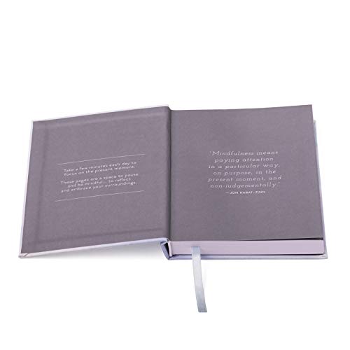 Eccolo Guided Inspirational Journal Notebook, “Be Calm”, Hardcover, A5 Guided Journal with Quotes for Relaxation, 256 Ruled Pages, Mindfulness Journal (4.75x6.7 inches)