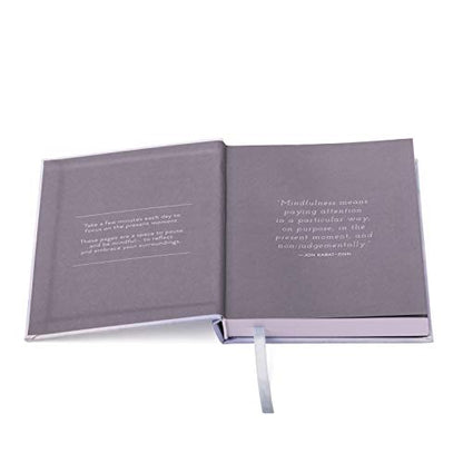 Eccolo Guided Inspirational Journal Notebook, “Be Calm”, Hardcover, A5 Guided Journal with Quotes for Relaxation, 256 Ruled Pages, Mindfulness Journal (4.75x6.7 inches)