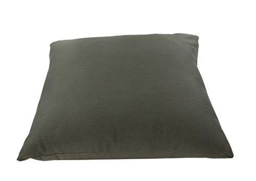 Kapok Zafu and Zabuton Meditation Cushion Set (2pc) - color: Olive