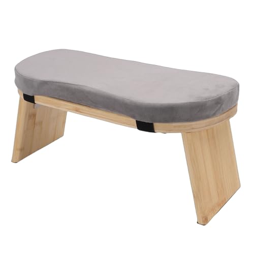 Zerodis Yoga Meditation Bench Meditation Benches Zen Stool Prayer Bench with Cotton Cushion and Nonslip Pads for Home Relaxation Tea Ceremony Yoga Modern