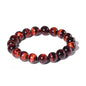 Single-pack of pure gemstone bracelets… - color: 10MM-Red-Tiger