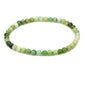 Keleny Gem Semi Precious Gemstones 4mm Round Beads Crystal Stretch Bracelet 7 Inch Unisex - color: Australian Chrysoprase