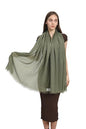 Women Scarf Summer Large Long Lightweight Beach Shawl Wrap Effortless Elegance Comfort - color: Army Green - 3305