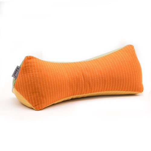 Buckwheat Cervical Neck Roll Pillow, Adjustable Firm Support for Neck Pain Relief, 15.7x6 Inch Buckwheat Hull Pillow for Back Side Sleepers - color: Triangle-colorful