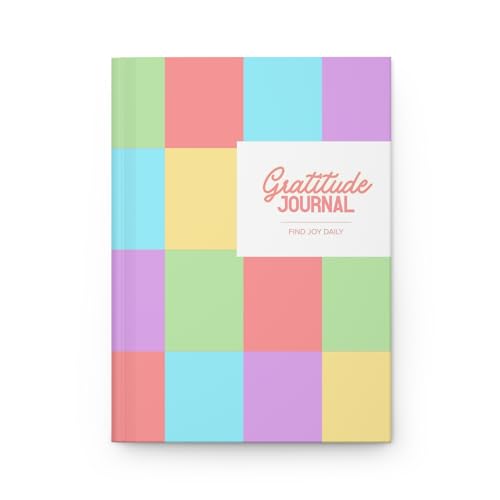 Hardcover Gratitude Journal | Matte Geometric Notebook G