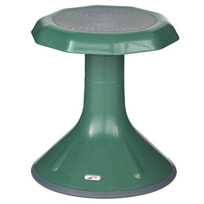 ECR4Kids ACE Active Core Engagement Wobble Stool, 15-Inch Seat Height, Flexible Seating, Green - color: Green