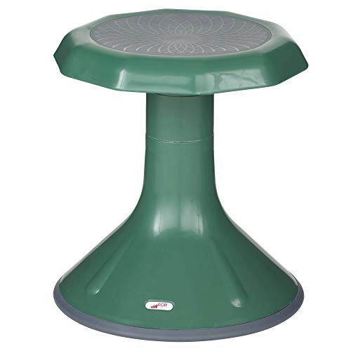 ECR4Kids ACE Active Core Engagement Wobble Stool, 15-Inch Seat Height, Flexible Seating, Green - color: Green