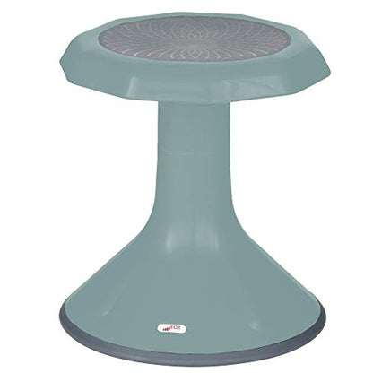 ECR4Kids ACE Active Core Engagement Wobble Stool, 15-Inch Seat Height, Flexible Seating, Seafoam - color: Seafoam