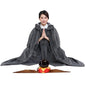 Meditation Buddhist Hooded Cloak Coat,Meditation Cloak Cape for Men and Women,Thickened Meditation Cloak,Meditation - color: Blue, size: Large
