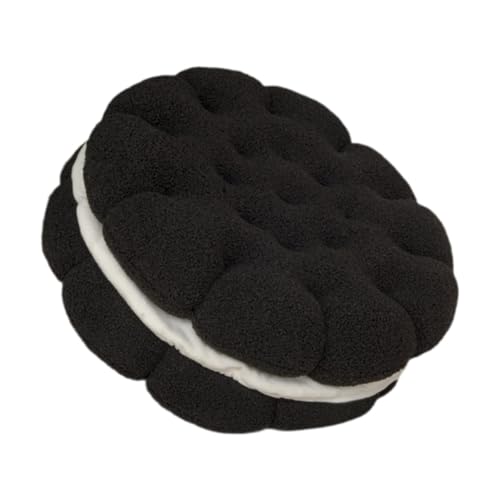 Meditation Cushion Large Floor Pillow 14.6 Inches for Indoor and Outdoor, Black - color: Black