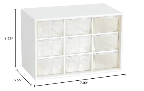 9-Drawer Desktop Organizer, Multifunctional Desk Storage Box for Jewelry, Makeup, Office, School, Home-Easy to