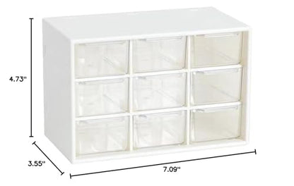 9-Drawer Desktop Organizer, Multifunctional Desk Storage Box for Jewelry, Makeup, Office, School, Home-Easy to