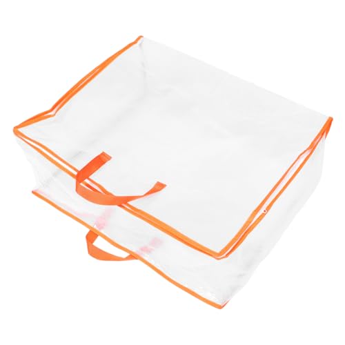 Clothes Storage Bag Organizer Zipper Handle and Bag Blanket Organizer Storage