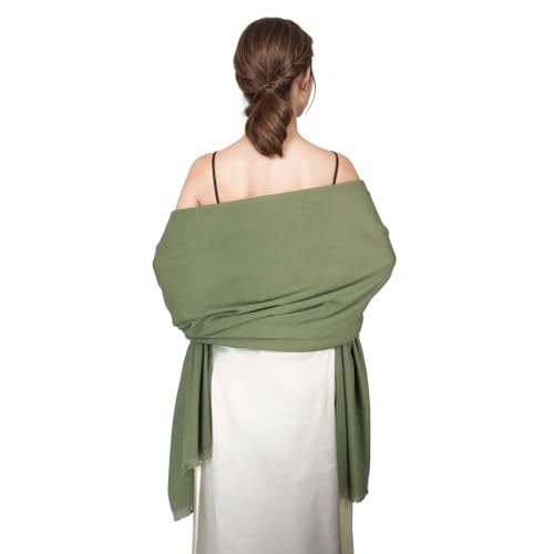 Shawl Wraps for Women Pashmina Shawls and Wraps for Evening Dresses Large Soft Scarf Winter Scarf Wedding Shawl… - color: Green