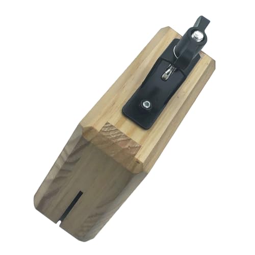 Wood Block 6.9 Inch Wooden Jam Block Mountable Hand Percussion Drum Block Instrument for 3/8" Post Mount Drum Set Cymbal Stand Accessories