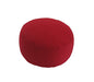 Round Buckwheat Zafu Meditation Cushion - color: Red