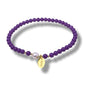 Morchic 4mm Natural Gemstone Beads Stretch Bracelet for Women, With Freshwater Pearls, Energy Gem Birthday Gift for Her 7.2” - color: Phosphosiderite