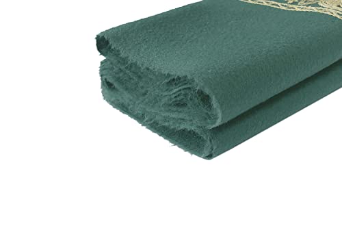 Urban CoCo Women's Embroidered Oversize Tassel Shawl Scarf Wraps for Women - color: #2-dark Green