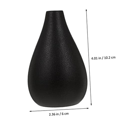 Garneck 2pcs Meditation Zen Ceramics Vase Minimalist Flower Vase for Home Decor Elegant Desktop Accent Water for Zen Rooms Tearooms