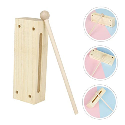 Rhythm Block Boys and Girls Musical Toy Dual-tone Drum for Boys and Girls Music Teaching Supply