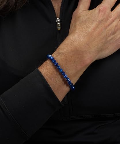 Cherry Tree Collection - Small, Medium, Large Sizes - Gemstone Beaded Bracelets For Women and Men - 6mm Round Beads - color: Kyanite, size: Small
