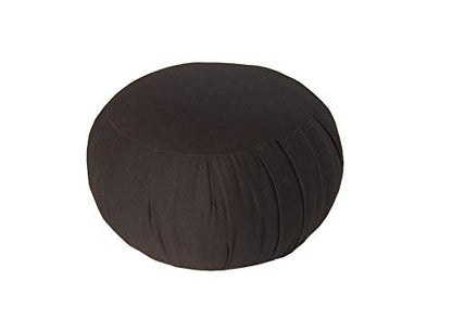 Kapok Zafu and Zabuton Meditation Cushion Set (2pc) - color: Brown